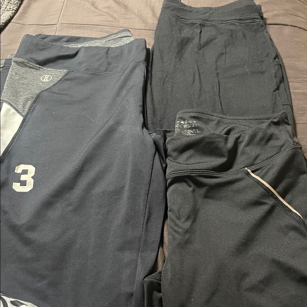 Black and Gray Activewear Set with Number Detail
